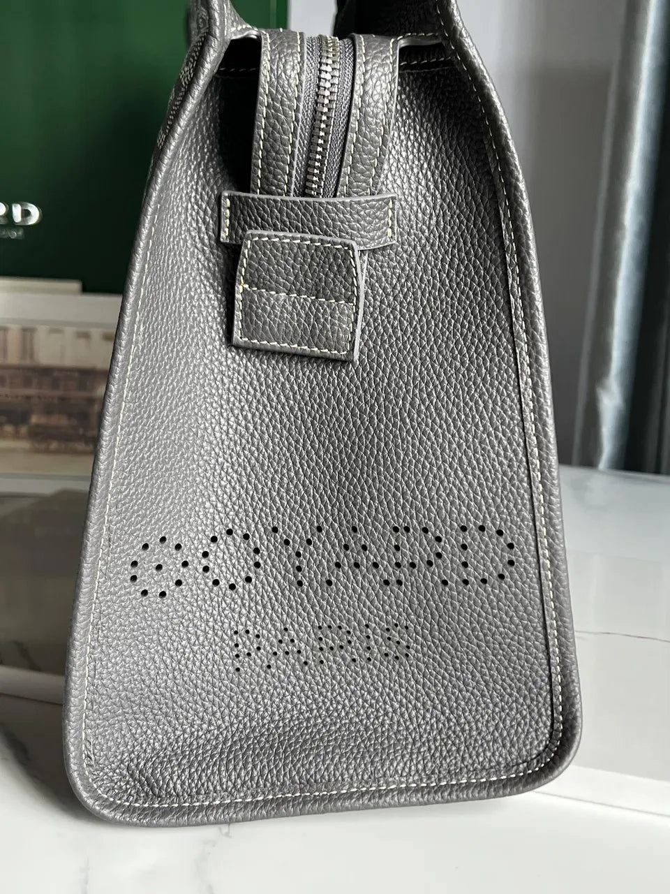 Goyard Gray Structured Tote - Hình 8