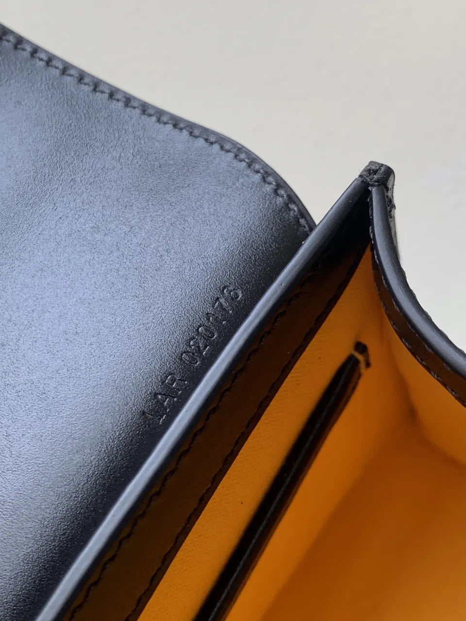 signature Goyard Black Saigon Top Handle - Hình 8