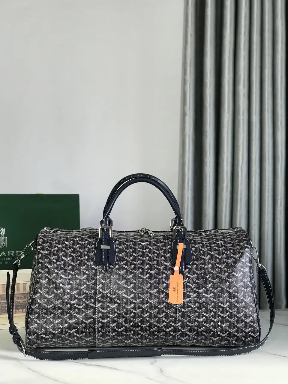 Goyard Black Coated Canvas Bag