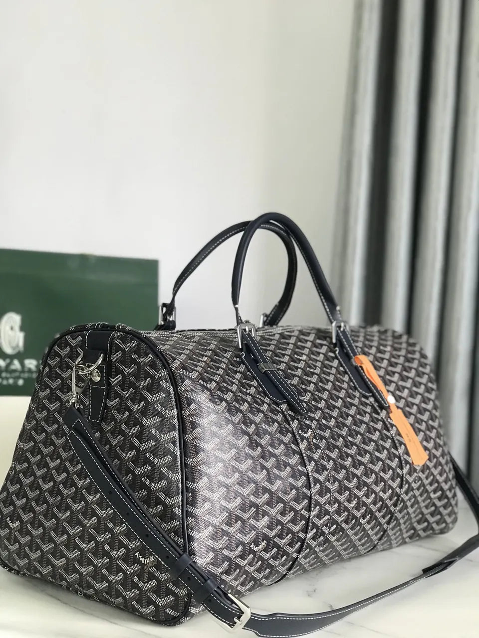 Goyard Black Coated Canvas Bag - Hình 2