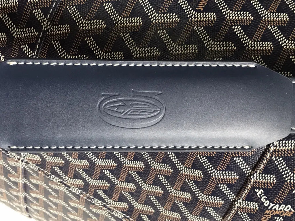Goyard Black Coated Canvas Bag - Hình 7