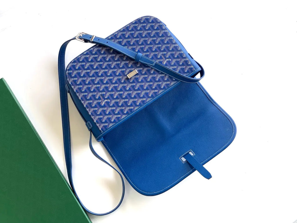 Goyard Turquoise Vendome Crossbody - Hình 5