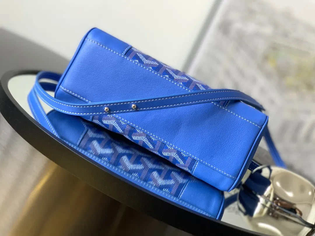 Goyard Royal Blue Saigon wooden - Hình 4