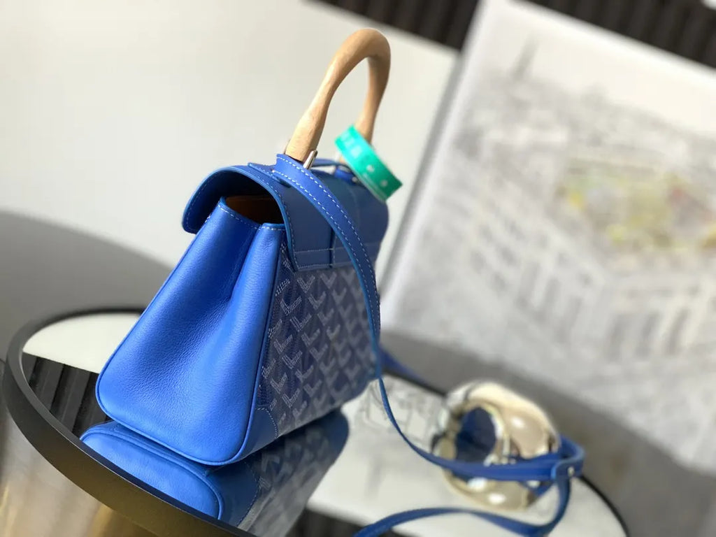 Goyard Royal Blue Saigon wooden - Hình 2