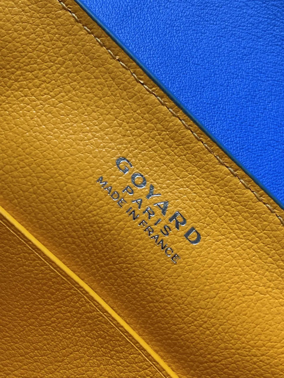 Goyard Royal Blue Saigon wooden - Hình 7