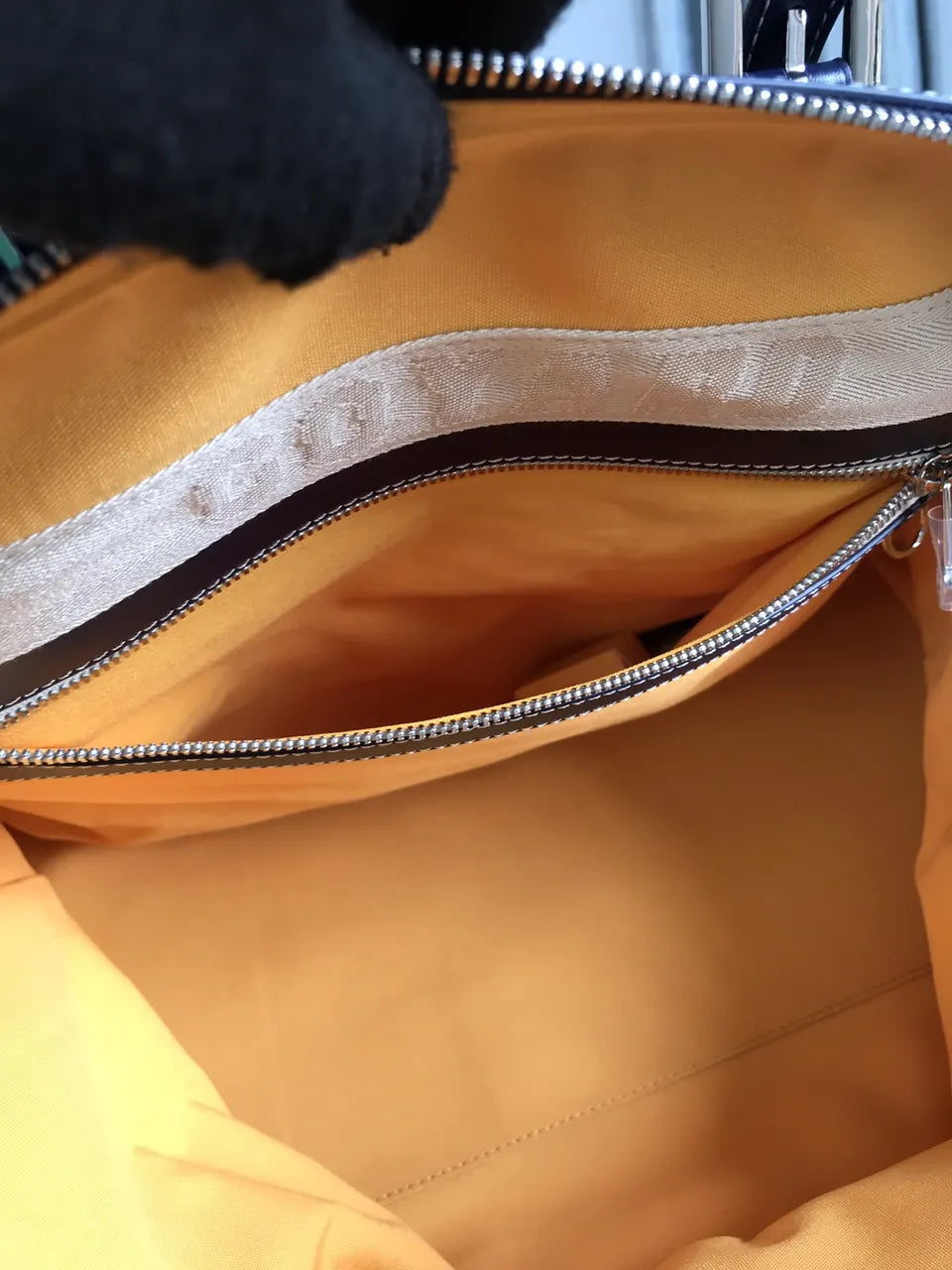 Goyard Navy Blue Weekend Bag - Hình 9