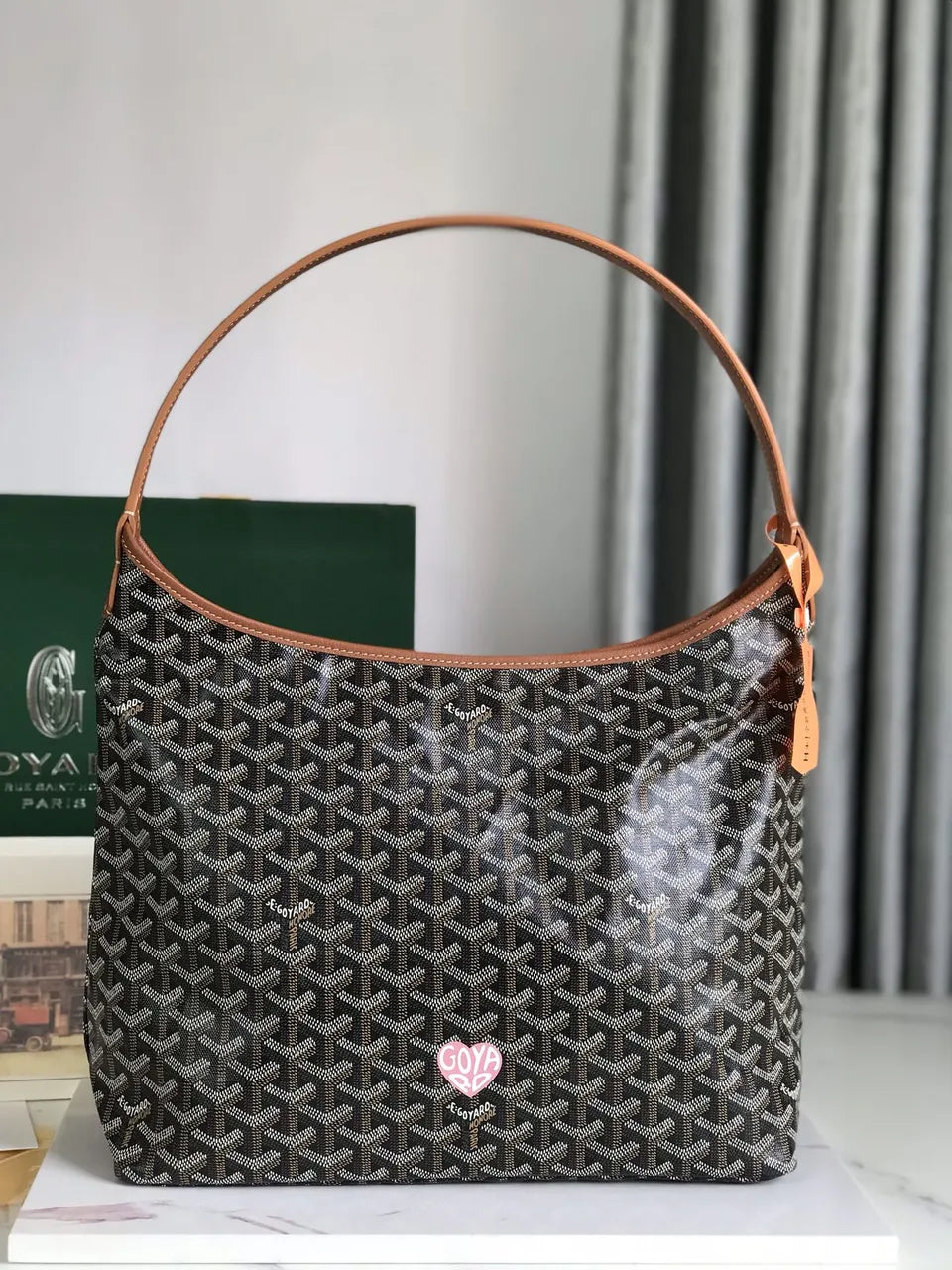 Goyard Black Saigon Hobo