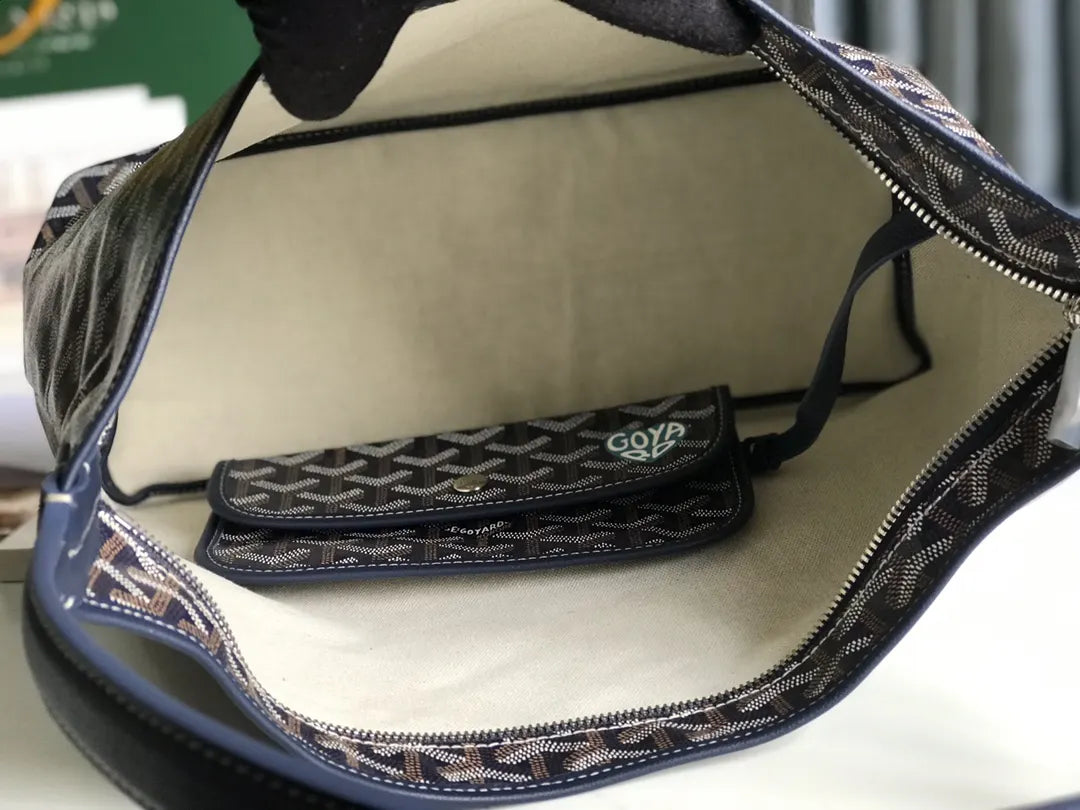 Goyard Blue Goyardine Vendome - Hình 7