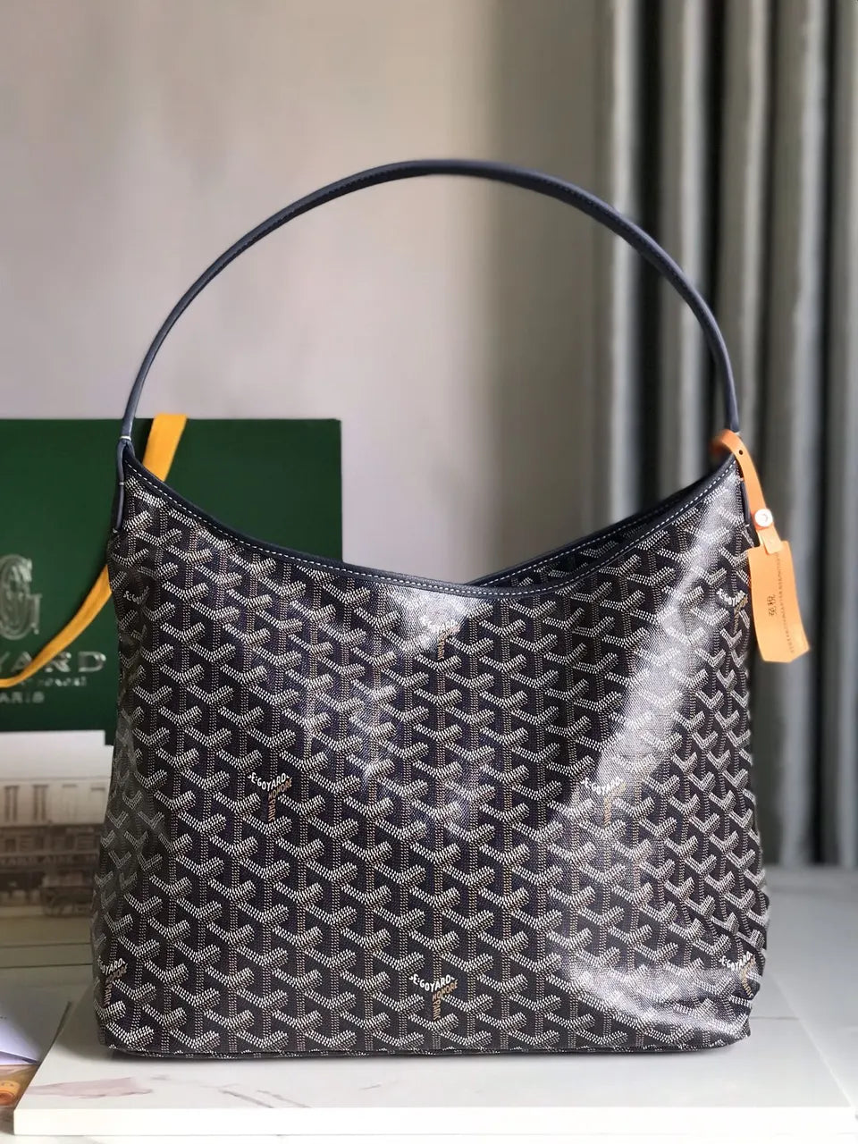 Goyard Blue Goyardine Vendome - Hình 3