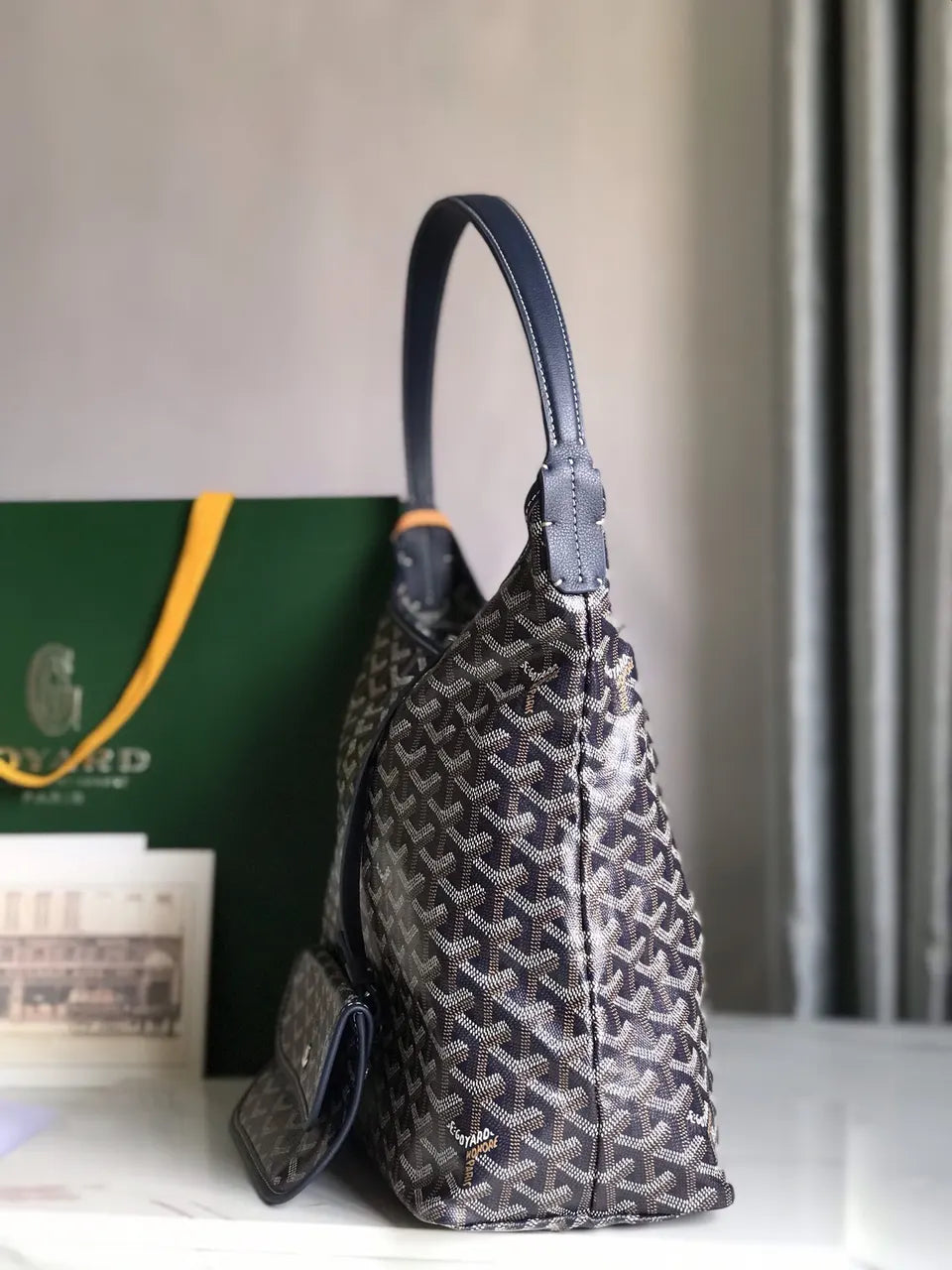 Goyard Blue Goyardine Vendome - Hình 2
