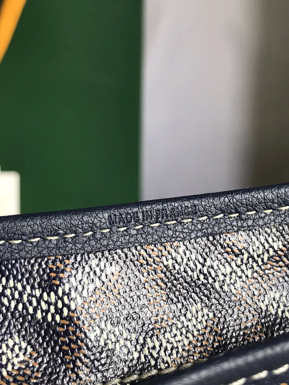 Goyard Blue Goyardine Vendome - Hình 6