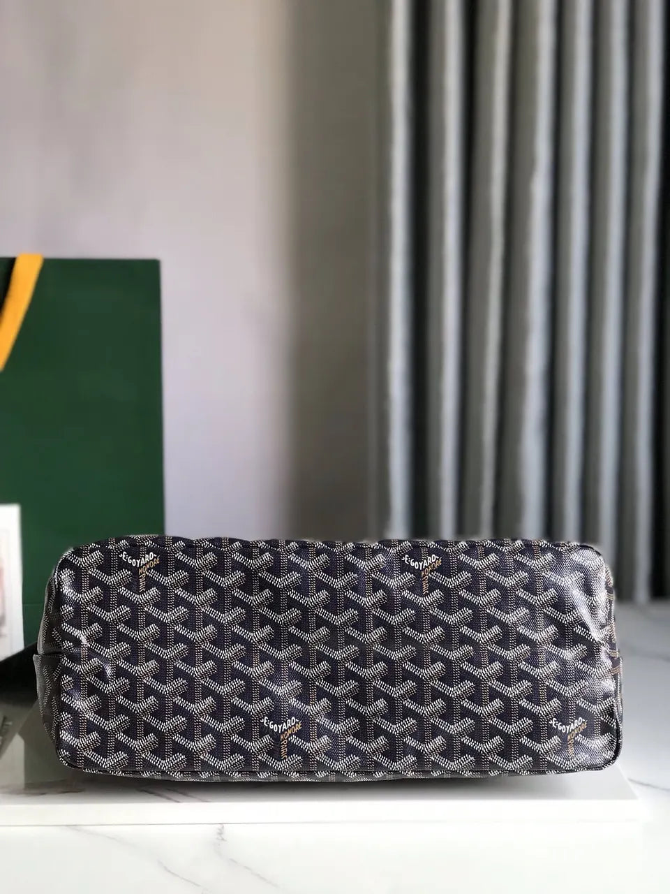 Goyard Blue Goyardine Vendome - Hình 4