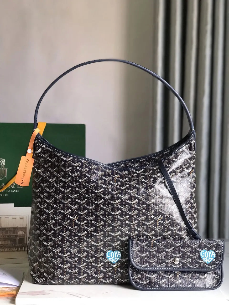 Goyard Blue Goyardine Vendome