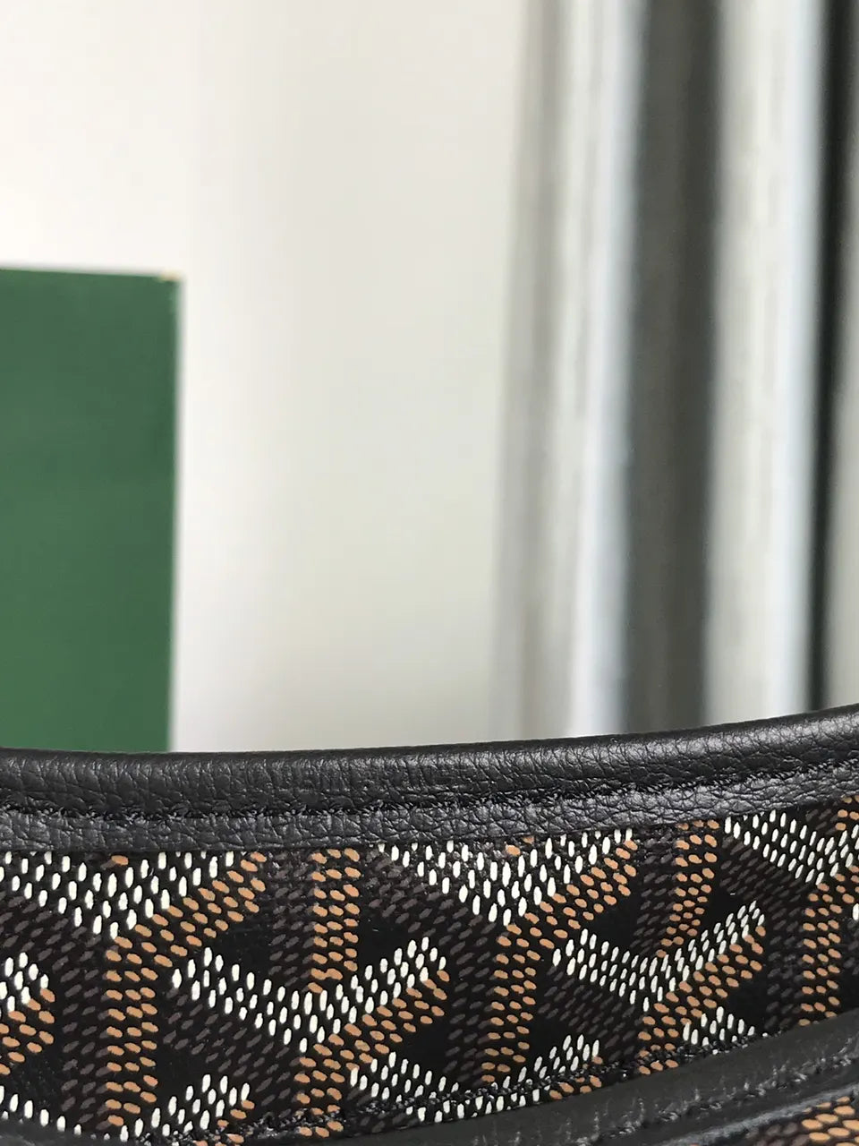 Goyard Black Vendome Hobo - Hình 4