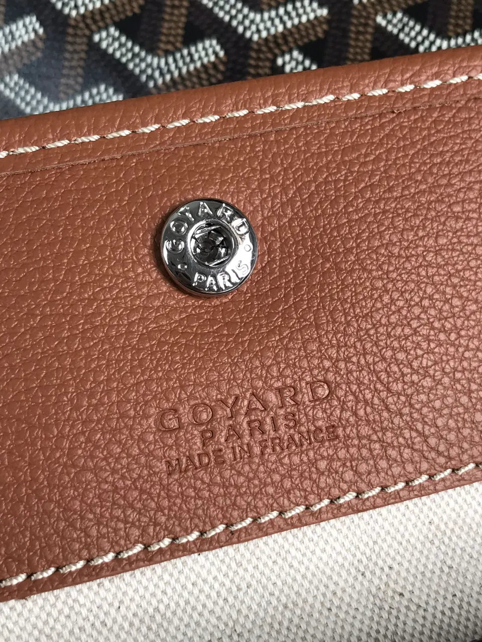 Goyard Hazel Brown Hobo Bag - Hình 5