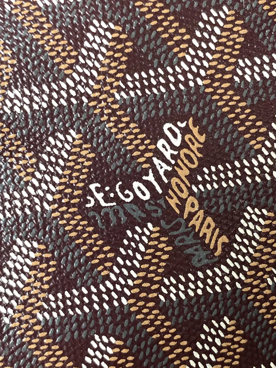 Goyard Burgundy Mini Backpack - Hình 6