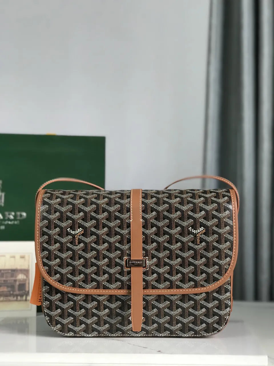 Goyard Black Goyardine Jeanne Crossbody