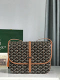 Goyard Black Goyardine Jeanne Crossbody