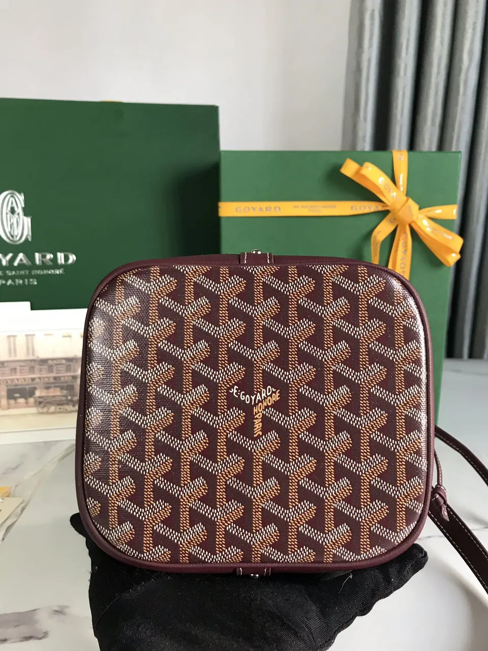 Goyard Plum Petit Flot Bag - Hình 5