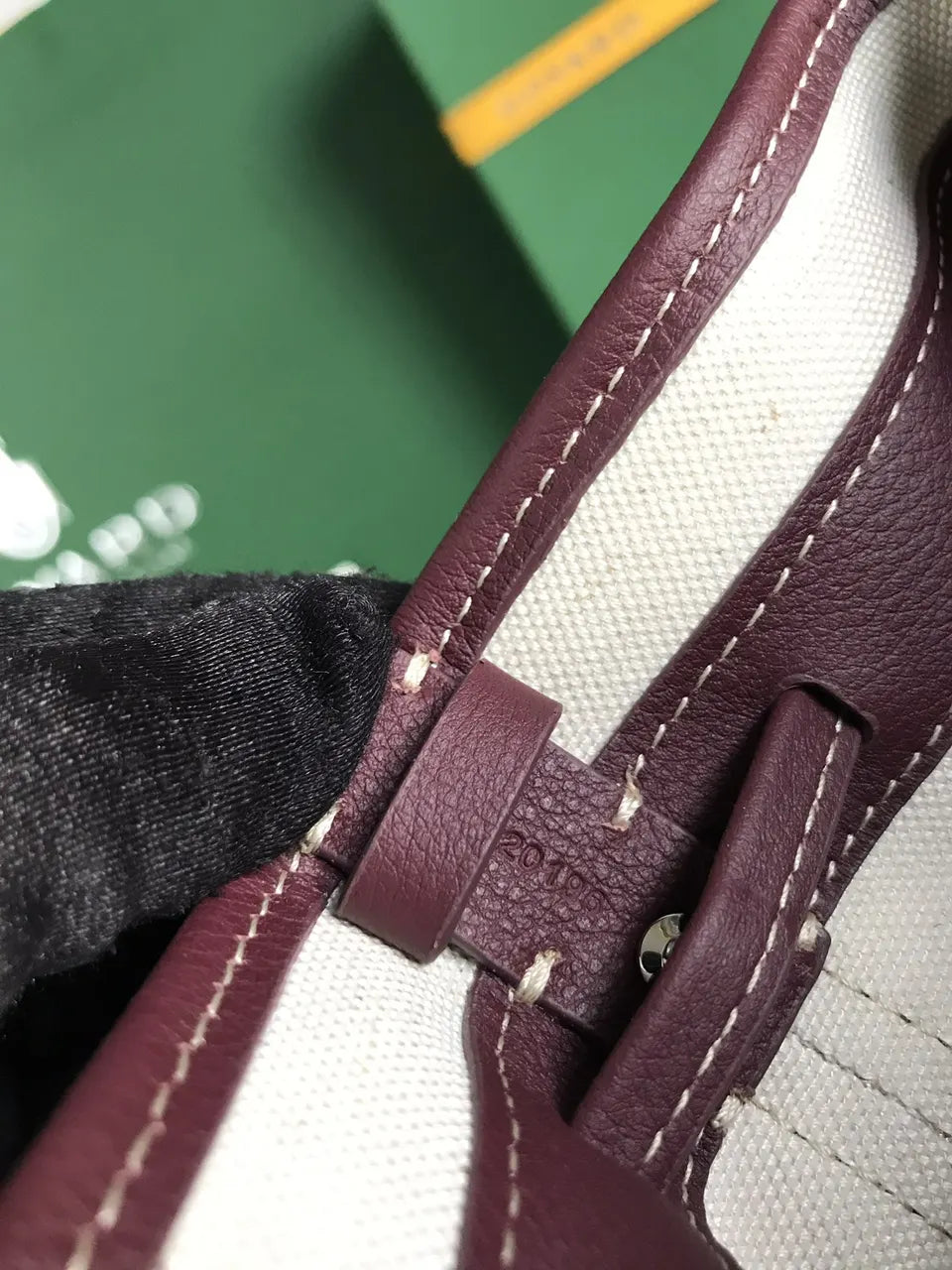 Goyard Plum Petit Flot Bag - Hình 9