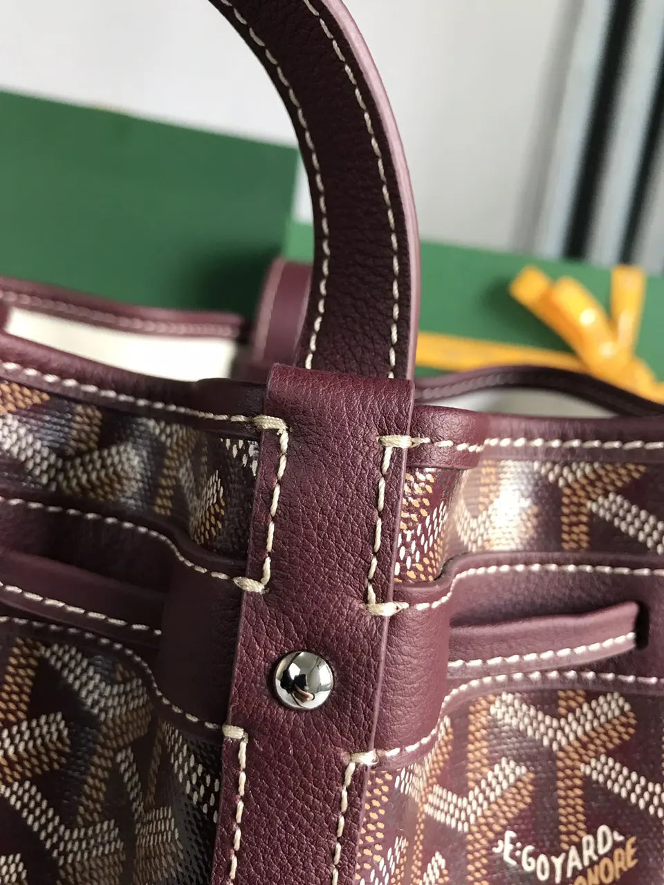 Goyard Plum Petit Flot Bag - Hình 7