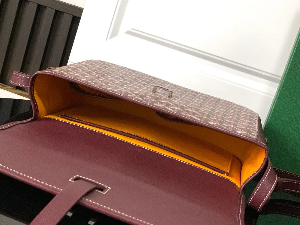 Goyard Plum Bourgogne Bag - Hình 8