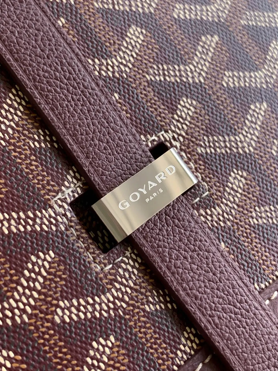 Goyard Plum Bourgogne Bag - Hình 6