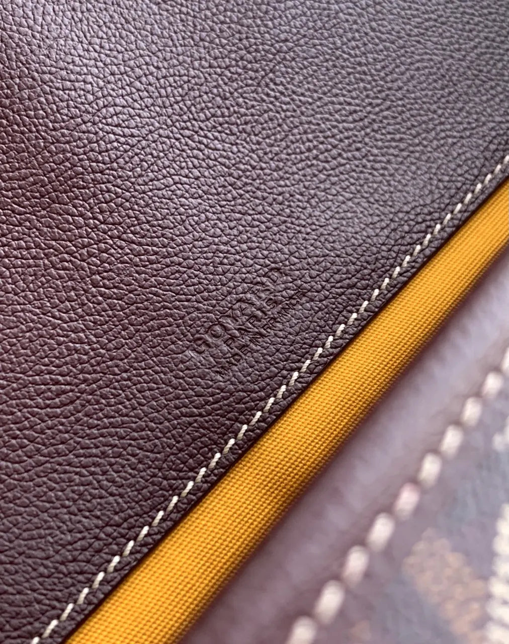 Goyard Plum Bourgogne Bag - Hình 9