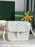 Goyard White Camera Bag