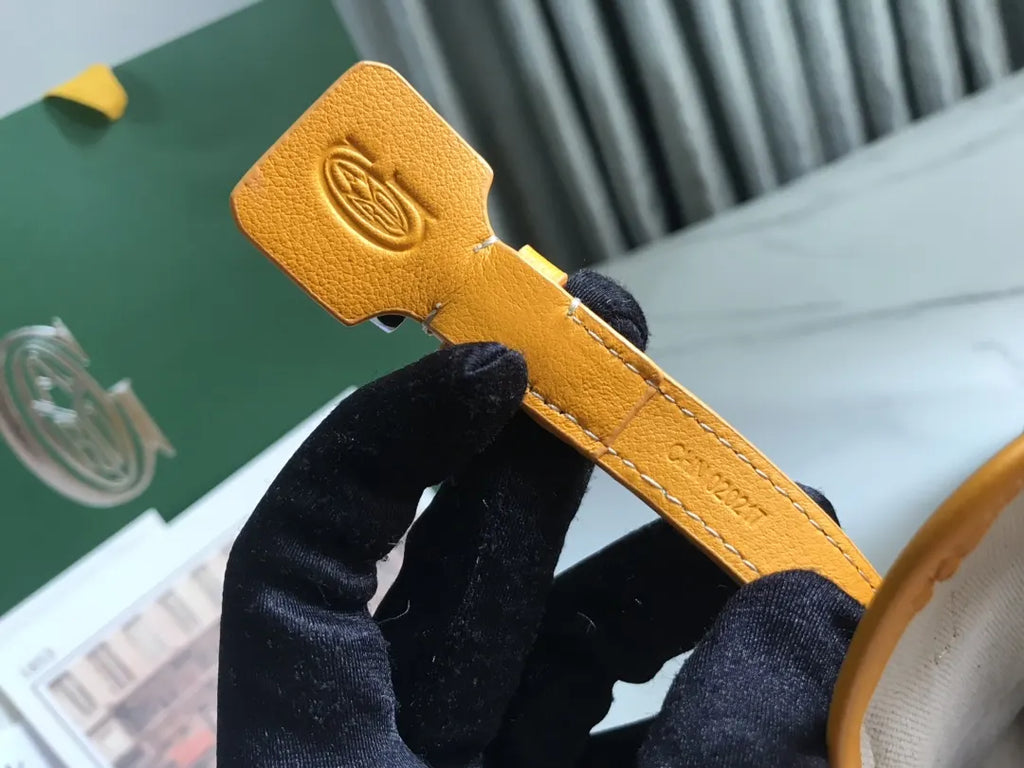Goyard Mustard Yellow Anjou - Hình 7