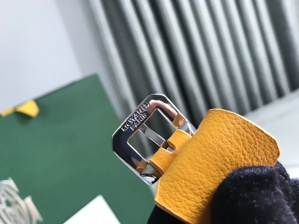 Goyard Mustard Yellow Anjou - Hình 8