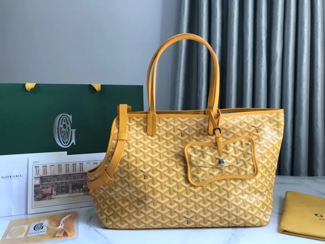 Goyard Mustard Yellow Anjou