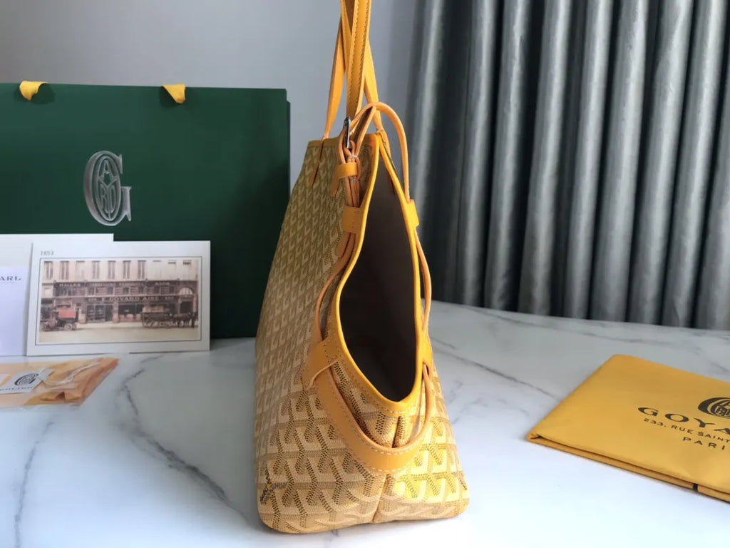 Goyard Mustard Yellow Anjou - Hình 2
