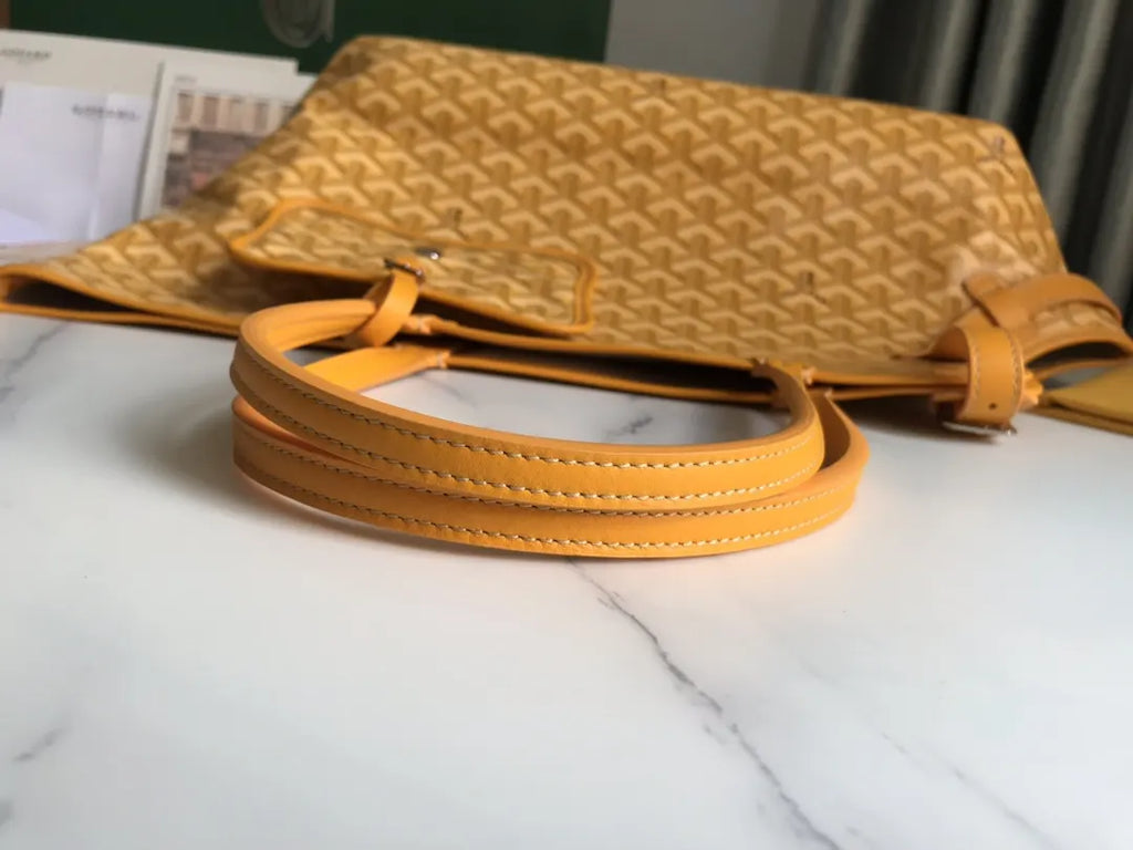 Goyard Mustard Yellow Anjou - Hình 6