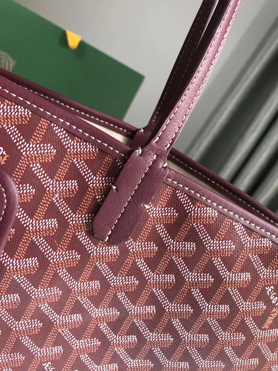 Goyard Plum Anjou Tote - Hình 5