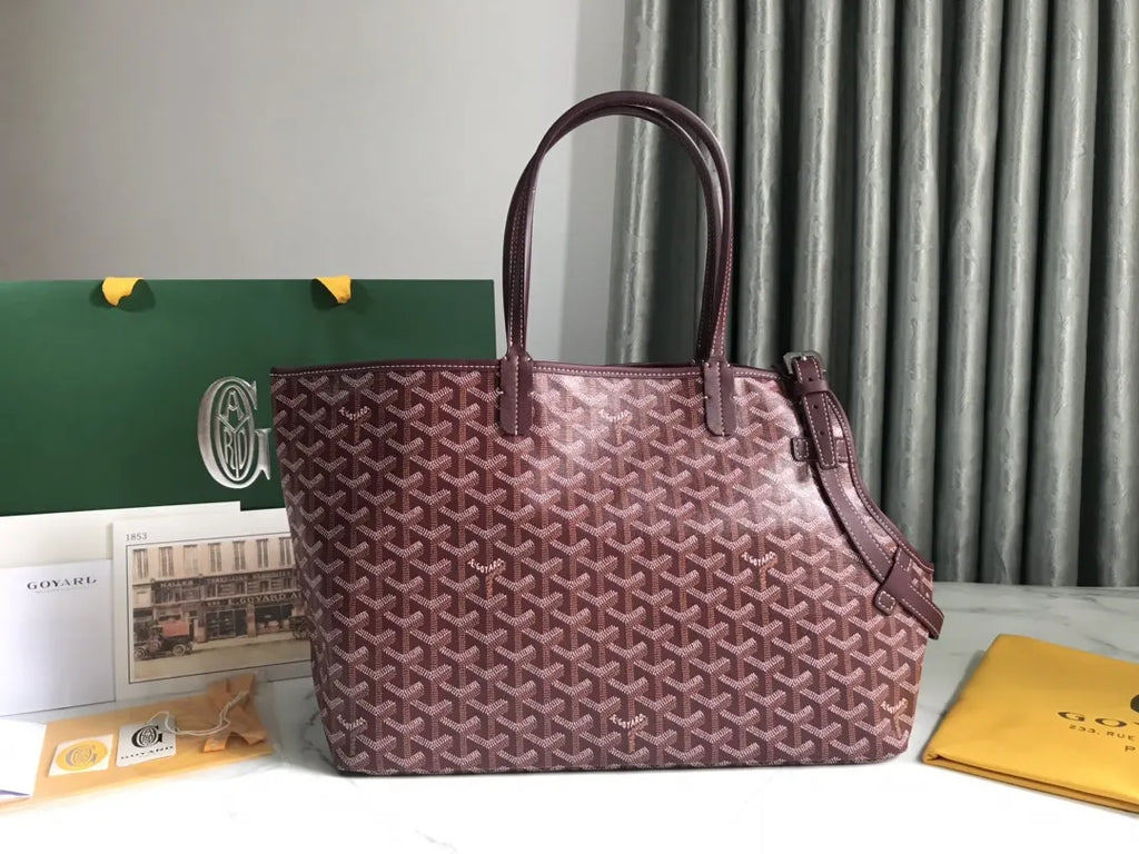 Goyard Plum Anjou Tote - Hình 2