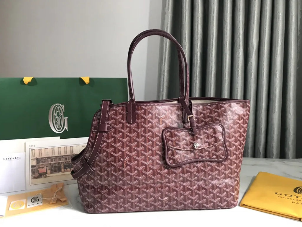 Goyard Plum Anjou Tote