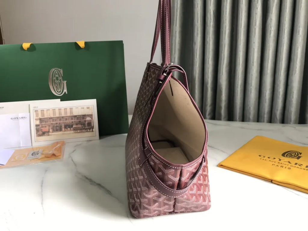 Goyard Plum Anjou Tote - Hình 3