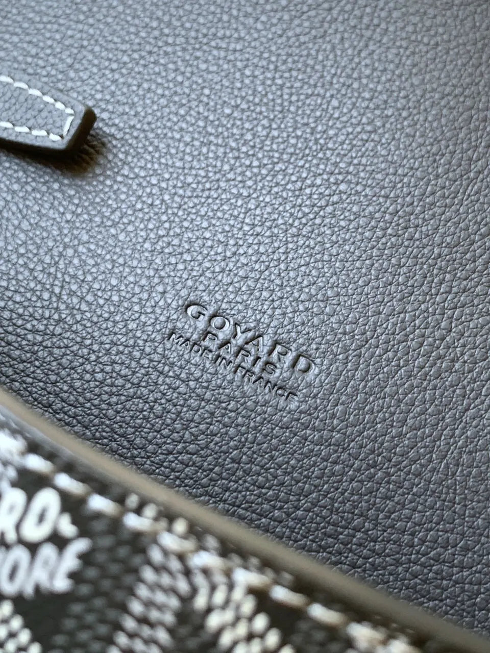Goyard Grey Saigon Bag - Hình 9