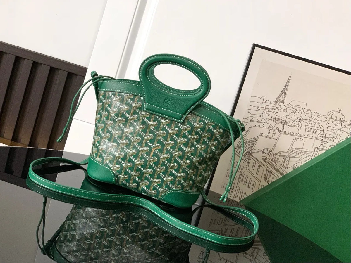 goyardine Goyard Green Minaudiere Bag - Hình 3
