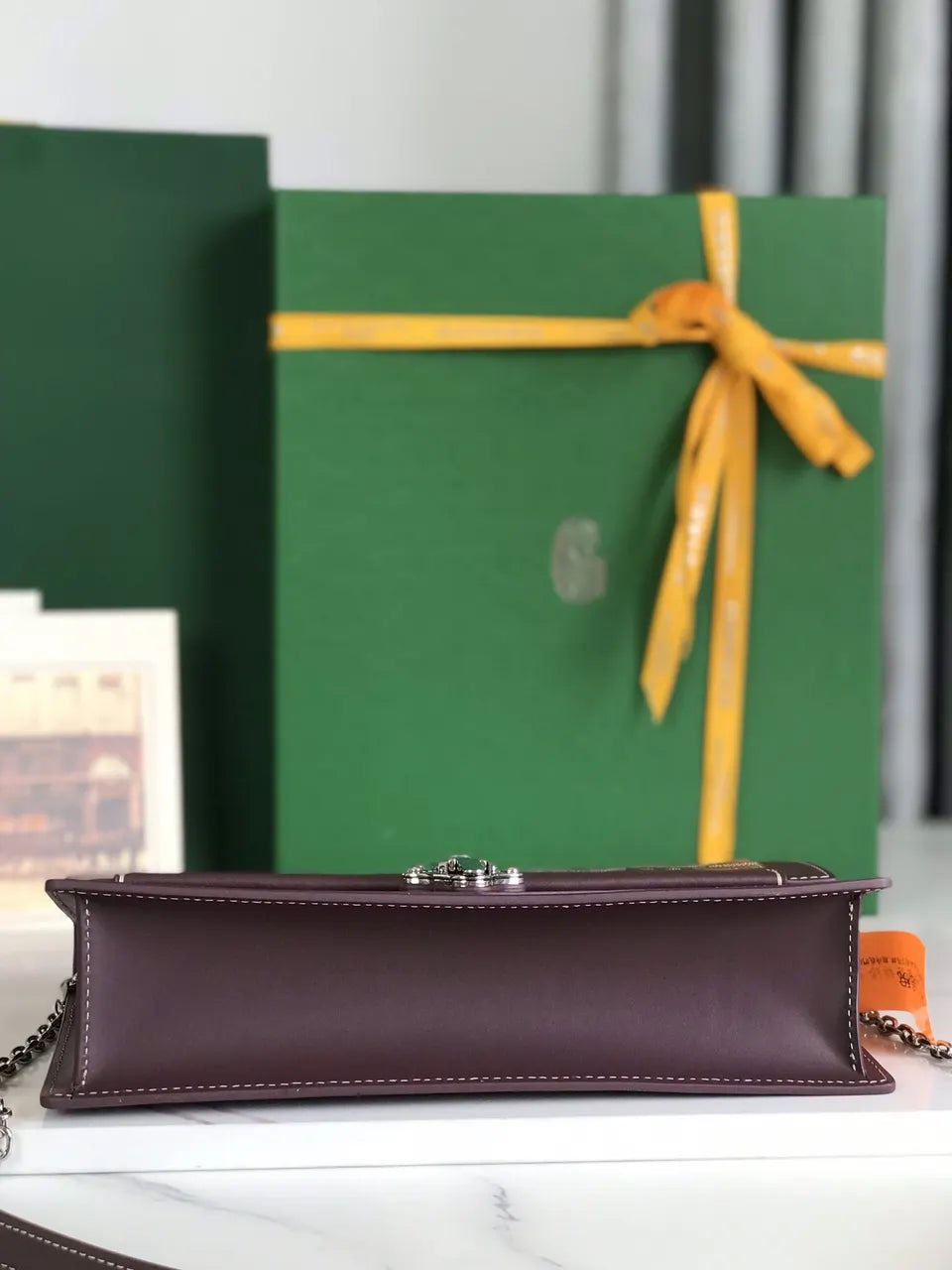 Goyard Brown Goyardine Minaudiere - Hình 3