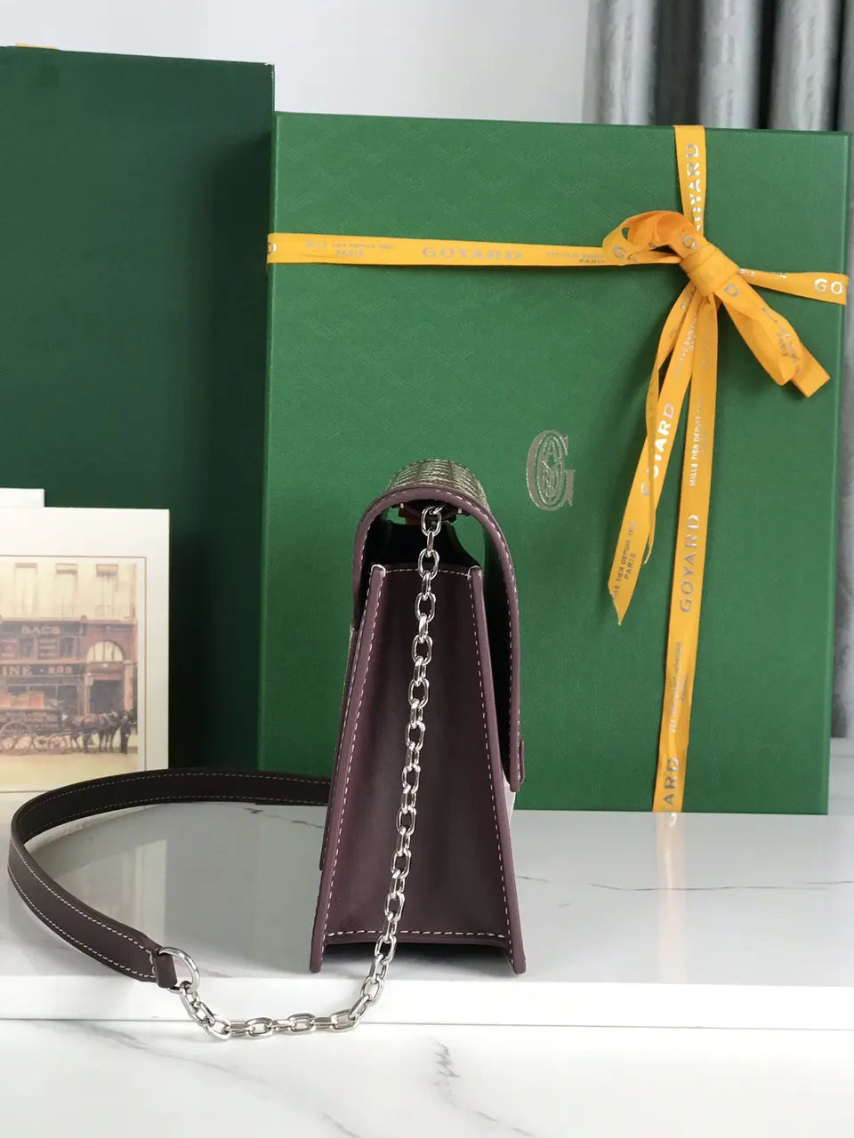 Goyard Brown Goyardine Minaudiere - Hình 2