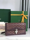 Goyard Brown Goyardine Minaudiere