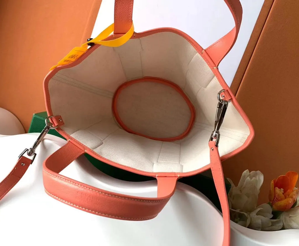 Goyard Salmon Pink Mini Tote - Hình 3