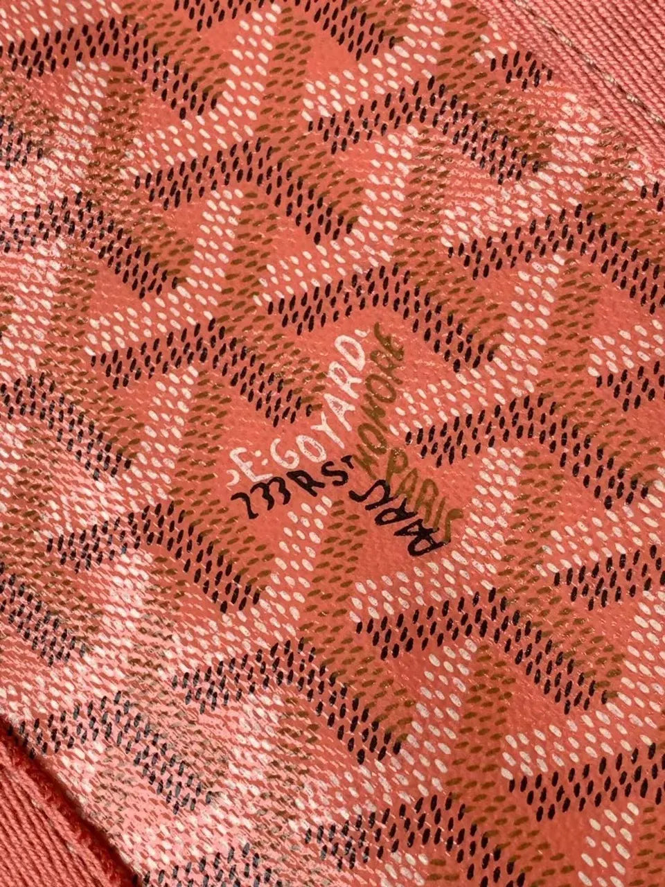 Goyard Salmon Pink Mini Tote - Hình 4