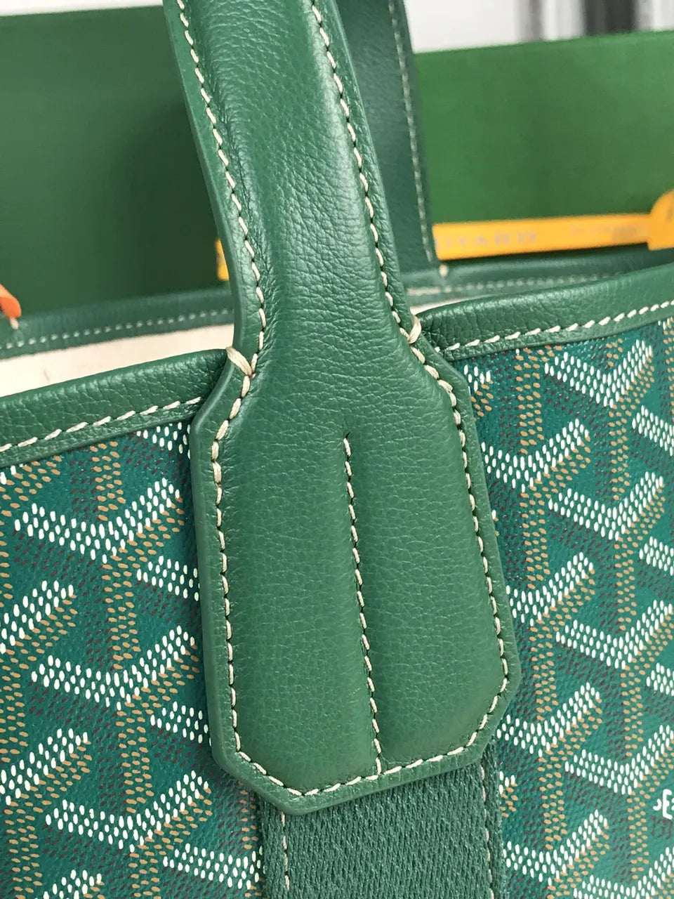 Goyard Green Minaudiere Bag - Hình 5