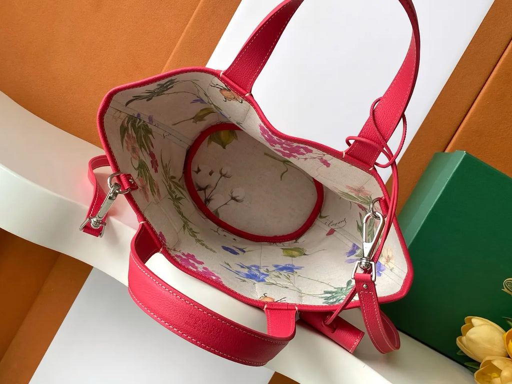 Goyard Floral Print Tote - Hình 7
