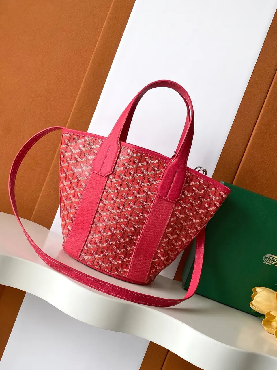 Goyard Floral Print Tote