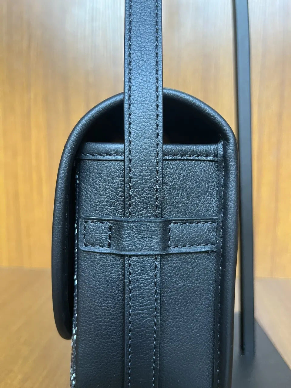 Goyard Black Goyardine Besace - Hình 7