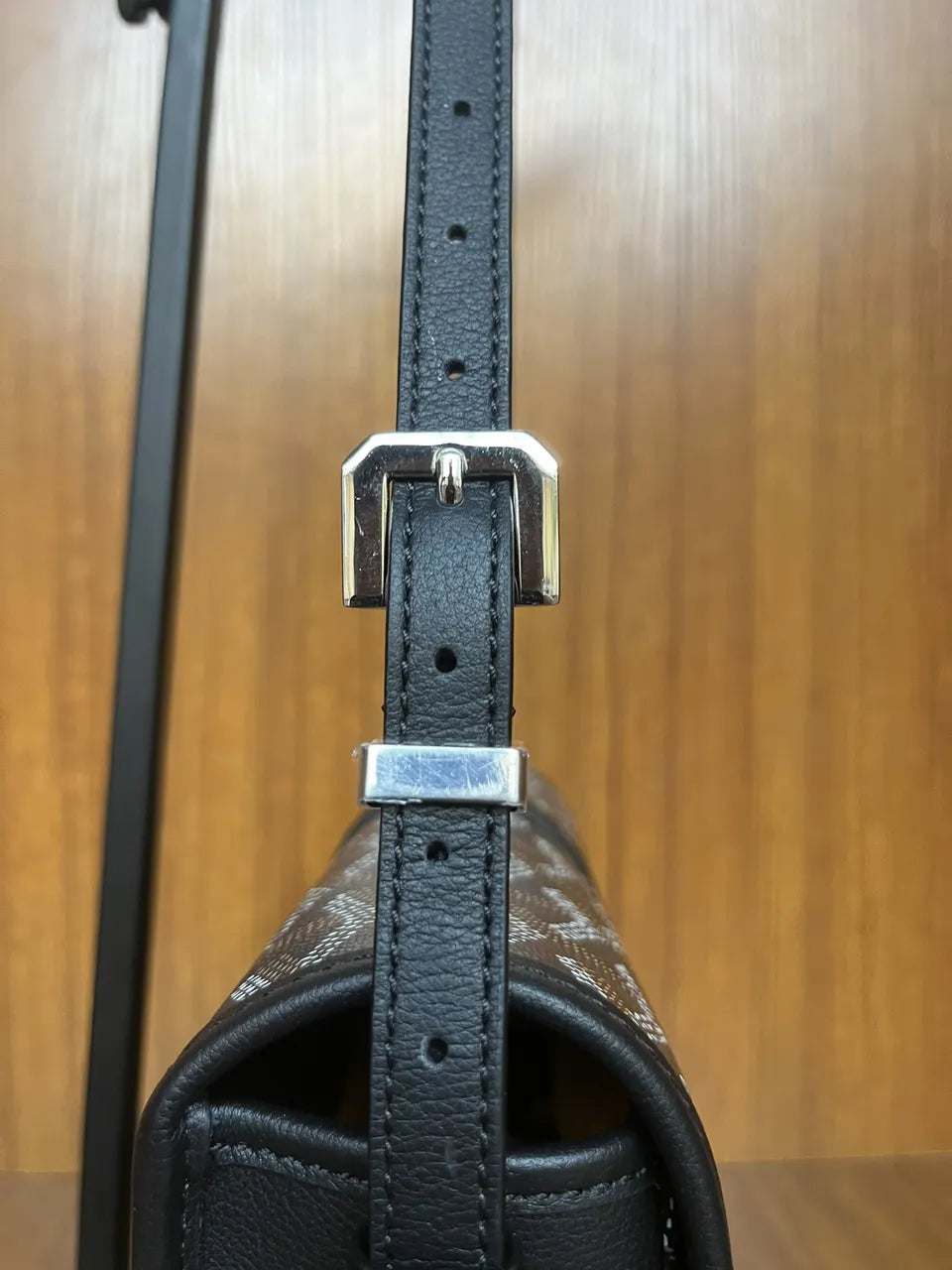 Goyard Black Goyardine Besace - Hình 6